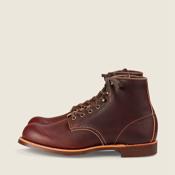 Red Wing Heritage Bot Erkek - Blacksmith - 6-Inch Oil-Slick Deri - Koyu Kahverengi - 80MOREPVS